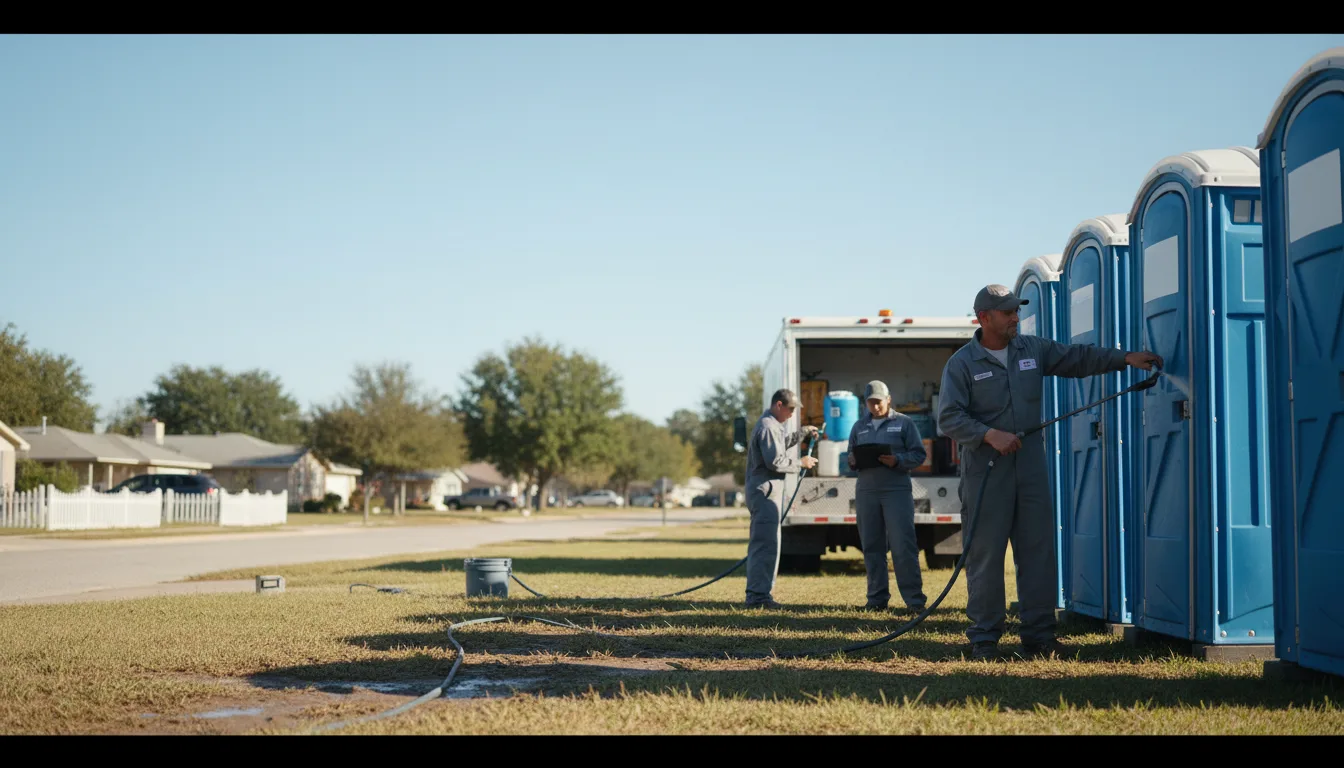 Long-Term Portable Toilet Rental in Mora, LA near me